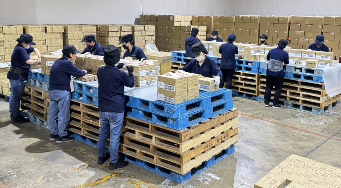 近年は急増する食品輸入通関業務にも対応し、